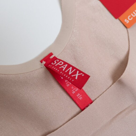 Spanx Open-Bust Brief Bodysuit Soft Nude Small - Picture 6 of 16